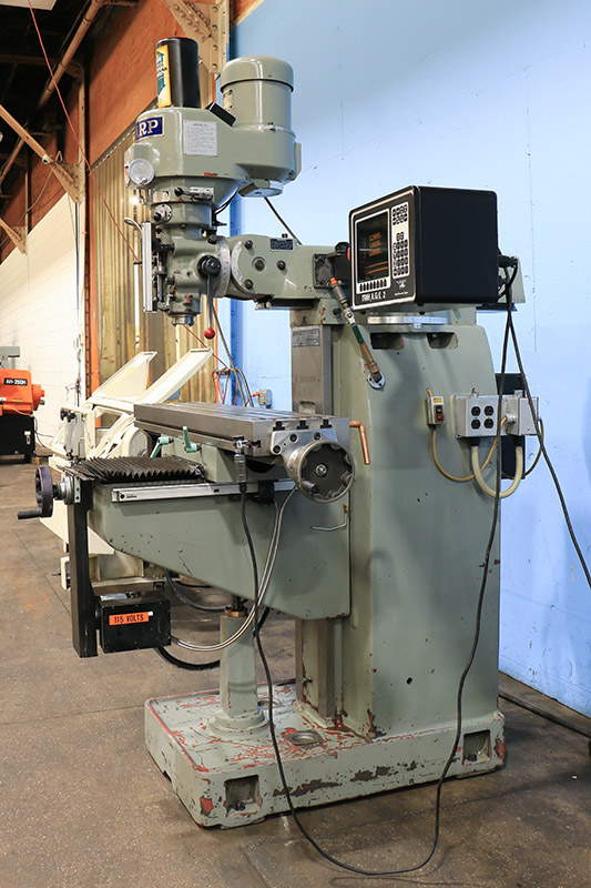 Machinery Values Inc 33 X Axis 3HP Spindle Sharp HMV W Prototrak