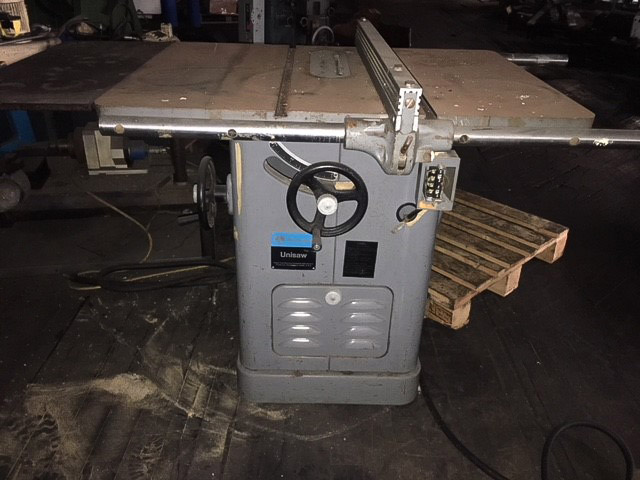 Machinery Values, Inc. - Rockwell Unisaw 34-761 WOODWORKING, Tilting ...