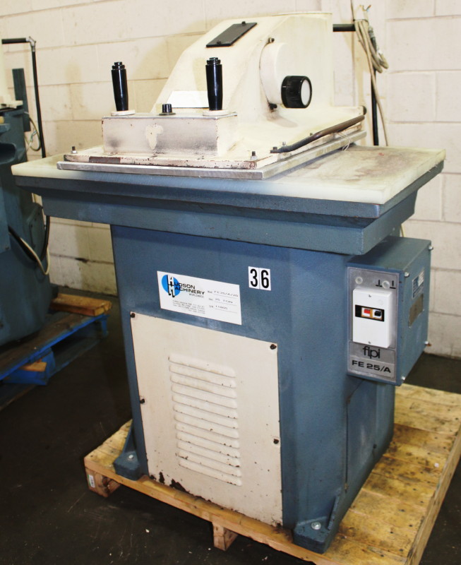 Machinery Values, Inc. - 25 Ton Hudson FE-25/A CLICKER DIE CUTTING ...