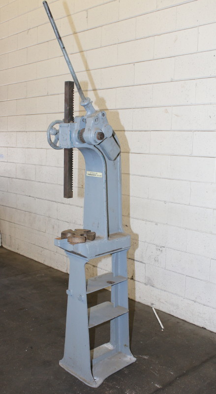 Machinery Values, Inc. - 6 Ton Dake 2-1/2 ARBOR PRESS, With Pedestal ...