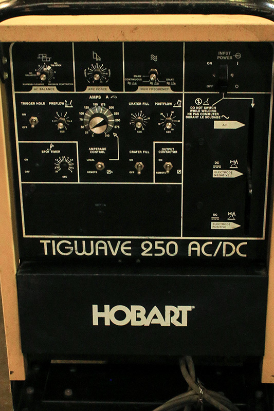 Hobart tigwave 250 manual